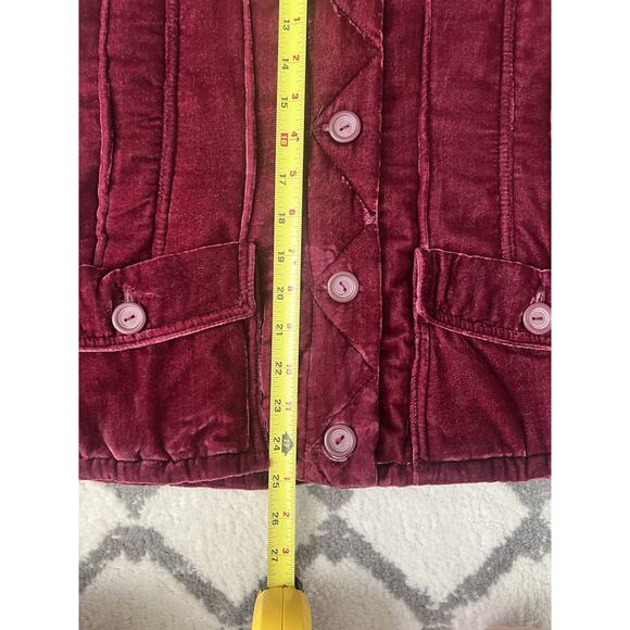 ROTH LE COVER California Vintage 1980's Red Velvet Puff Button Jacket - Picture 15 of 15